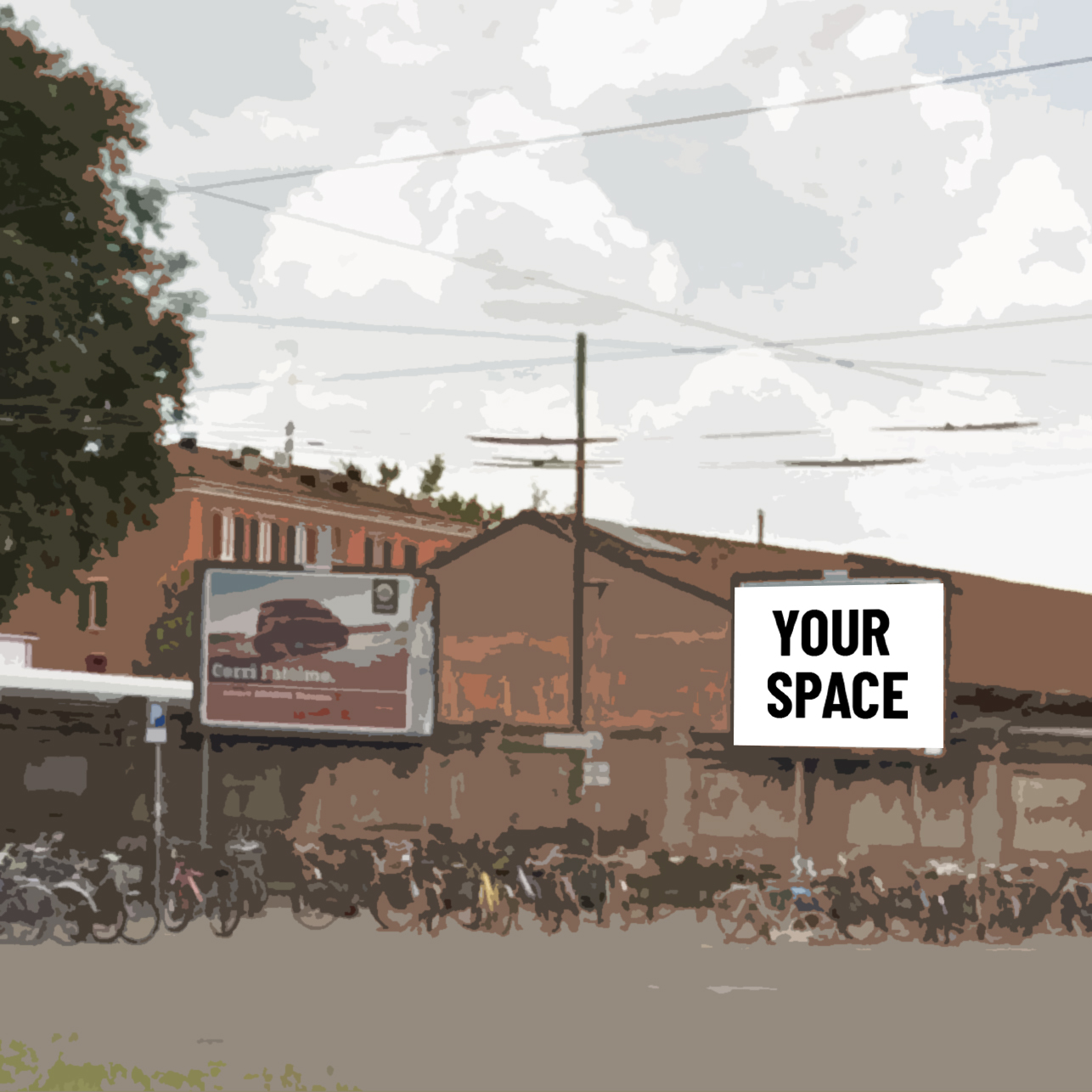 SPAZIO PUBBLICITARIO 400 x 300 Piazza Dante Alighieri (MODENA) Dal 19/10/2026 al 01/11/2026 14 giorni